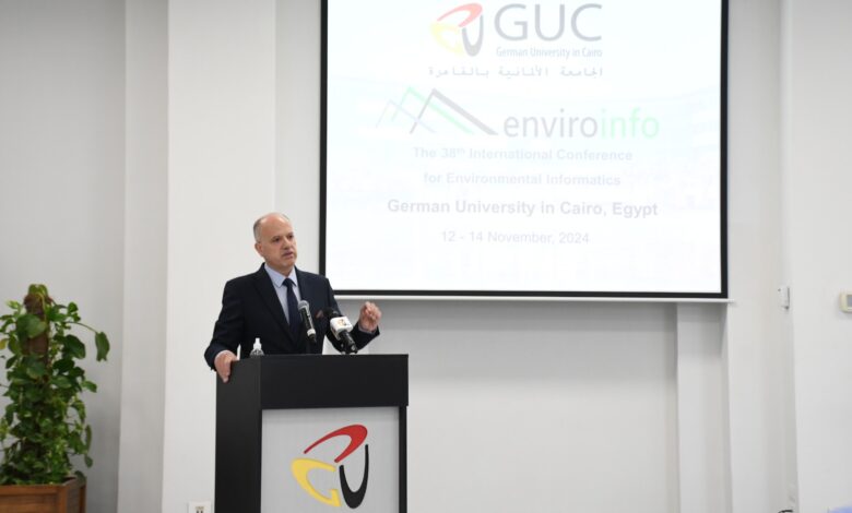 For the first time in Egypt:Hosting the 38th session of the Environmental Informatics Conference EnviroInfo 2024 at the German University in Cairo