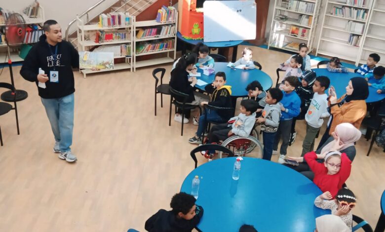 عالم من الخيال والإبداع في ورشة حكايا شمس للأطفال مع الحكواتي مصطفى رشوان