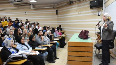 "الوقاية من المخدرات وعلاجها ومدى تأثيرها على سلوك الفرد والمجتمع" ندوة بطب أسنان عين شمس.