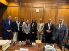 طلاب حقوق الألمانية بالقاهرة في زيارة تدريبية للمحكمة الدستورية العليا