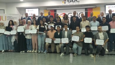 بحضور وزير التنمية المحلية و6 محافظين .. جامعتي الألمانية بالقاهرة والدولية  تسلم 69 منحة تفوق لأوائل المحافظات في مصر
