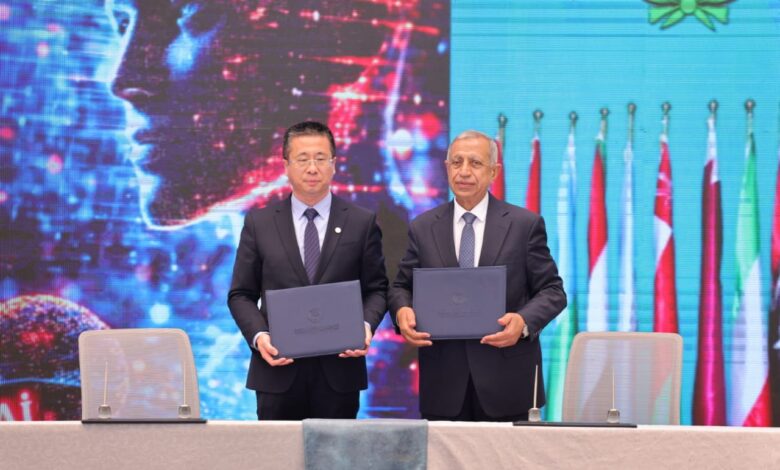 هواوي لتكنولوجيا المعلومات والاتصالات (IASC) خلال المنتدى العربي الأول للذكاء الاصطناعي