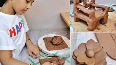 التشكيل بالطين ورشة للأطفال والشباب بفنون تطبيقية حلوان