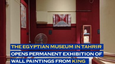 The Egyptian Museum In Tahrir Opens Peranent Exhibition Of Wall Paintings From King Amenhotep Iii's Palac