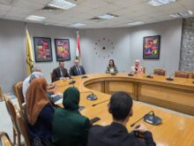 جامعة حلوان تكرم طلابها الفائزين في مسابقة الطالب الأعلى إنجازاً