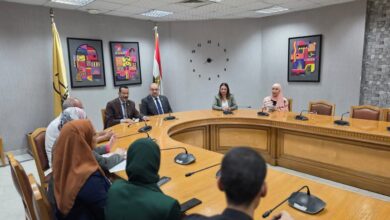 جامعة حلوان تكرم طلابها الفائزين في مسابقة الطالب الأعلى إنجازاً