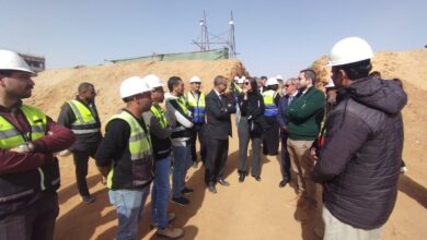 التعليم العالي في زيارة ميدانية لمشروع الحرم الجامعي الجديد للجامعة الفرنسية