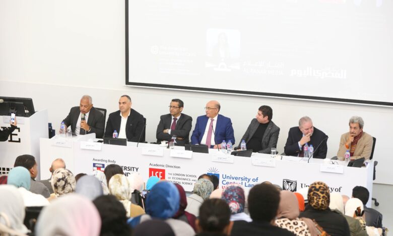 بالصور رئيس أمناء الجامعات الأوروبية يفتتح " يوم التحقق المصري "..مؤكدًا نحن نعيش زمن  الانفجار المعلوماتي