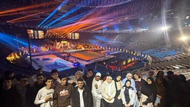 جامعة القاهرة الأهلية تشارك في افتتاح بطولة كأس العالم للجمباز