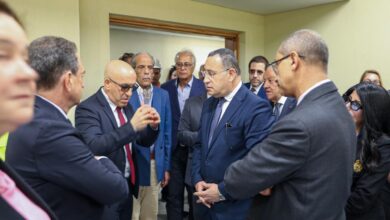 وزير التعليم العالي يتفقد أعمال الحرم الجديد للجامعة الفرنسية