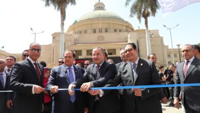 وزير التعليم العالي ومحافظ الجيزة ورئيس جامعة القاهرة يفتتحون ملتقى التوظيف والتدريب بالجامعة لعام 2026