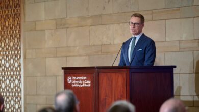 PRESIDENT OF FINLAND ADDRESSES SHIFTING GLOBAL POWER DYNAMICS AT AUC