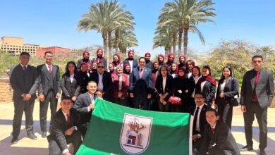 جامعة القاهرة تشارك بوفد طلابي متميز في محاضرة الرئيس الفنلندي بالجامعة الأمريكية بالقاهرة