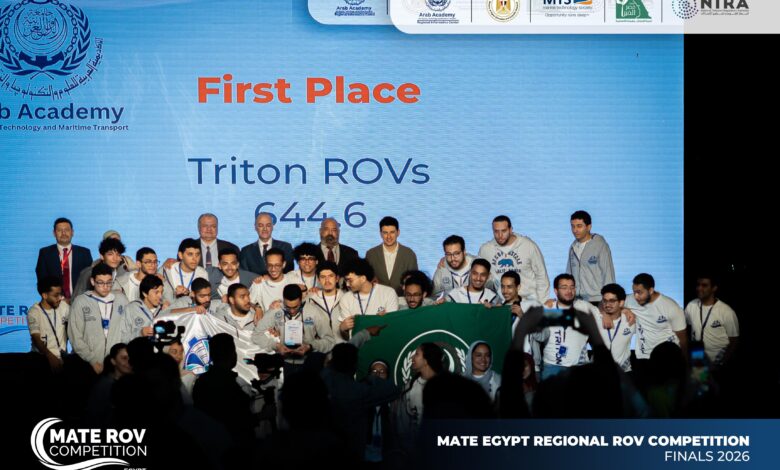 الأكاديمية العربية تحصد تذكرة التأهل لنهائيات كندا للـ ROV
