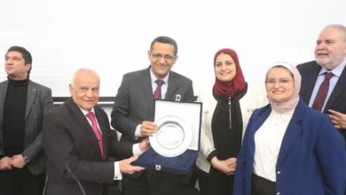 الدكتور محمود هاشم فى احتفال الجامعات الاوروبيه بيوم التحقق