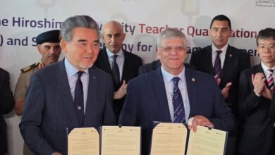 الجامعة المصرية اليابانية تشهد توقيع مذكرة تفاهم واتفاق تنفيذي لبرنامج ماجستير مزدوج مع جامعة هيروشيما