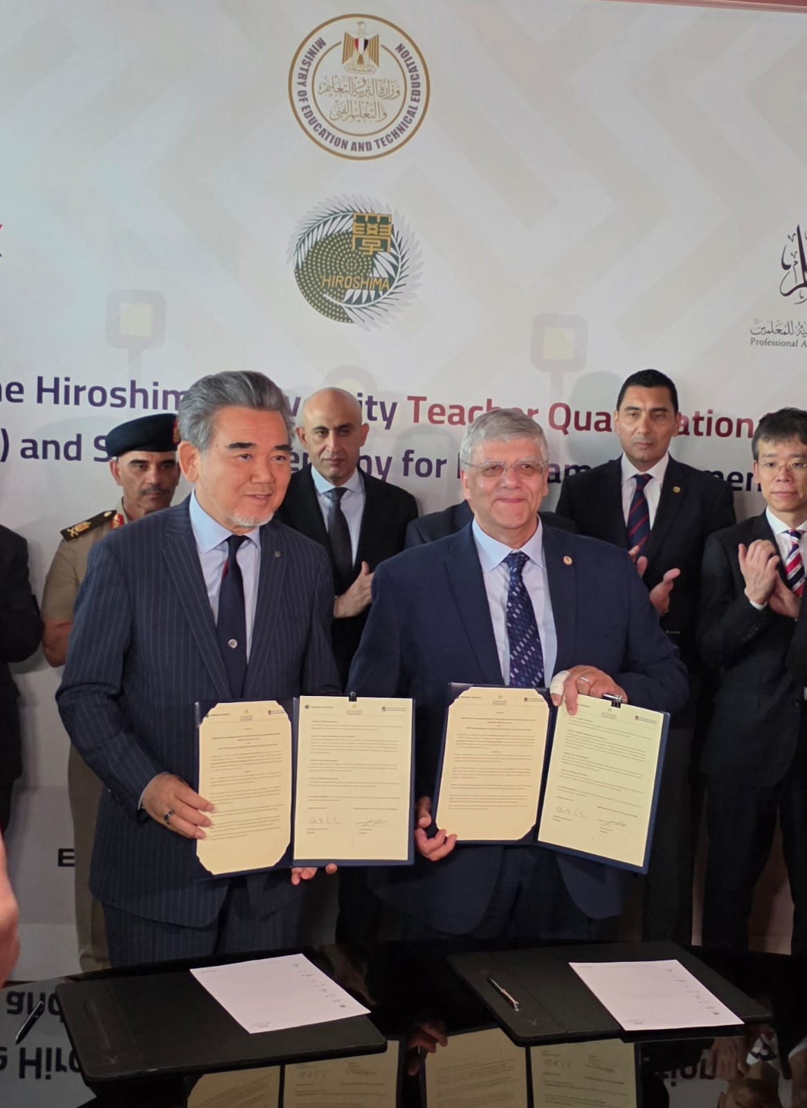 الجامعة المصرية اليابانية تشهد توقيع مذكرة تفاهم واتفاق تنفيذي لبرنامج ماجستير مزدوج مع جامعة هيروشيما