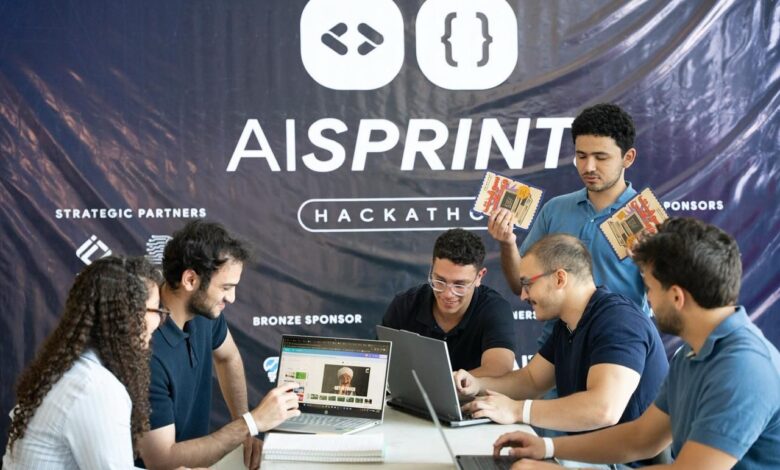اليوم ختام هاكاثون AI Sprint جامعة مصر للمعلوماتية بمشاركة 200 طالب من 25 جامعة