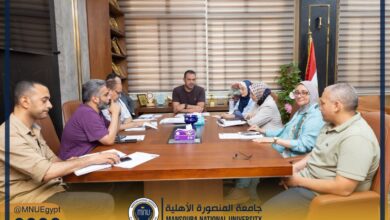 President of Mansoura National University Discusses the Sustainability Center’s Strategic Plan and the Advancement of Fourth-Generation University Principles