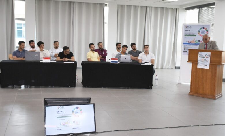 طلاب الجامعة الألمانية بالقاهرة يقدمون تحليلات جيومكانية لدعم أهداف التنمية المستدامة عبر نموذج محاكاة الأمم المتحدة2026
