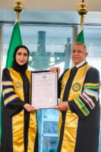 الأكاديمية العربية تمنح المهندسة حصة آل مالك الدكتوراه الفخرية في إدارة وتطوير القطاع البحري