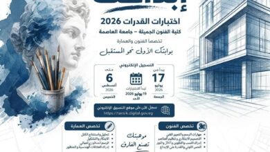 تنسيق الجامعات 2026 .. ننشر تفاصيل اختبارات القدرات بفنون جميلة العاصمة