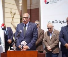 الجامعة البريطانية في مصر تستضيف مسيرة شعلة الدورة الثانية عشرة من بطولة الألعاب الأفريقية للجامعات