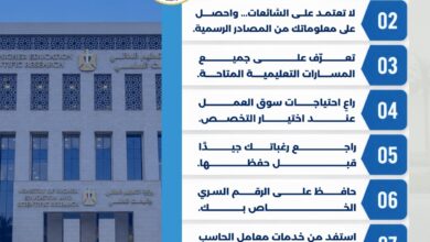 تنسيق الجامعات 2026..التعليم العالي: 9 نصائح مهمة لطلاب الثانوية العامة