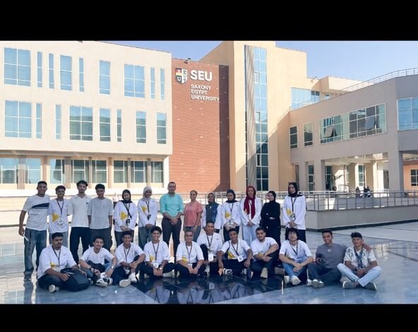 انتظام الدراسة بجامعة ساكسوني مصر وتجهيز المعامل والقاعات الحديثة لاستقبال الطلاب