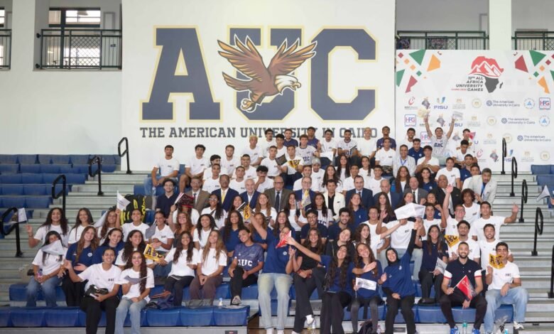 AUC CELEBRATES TORCH RELAY ARRIVAL FOR 12TH ALL-AFRICA UNIVERSITY GAMES