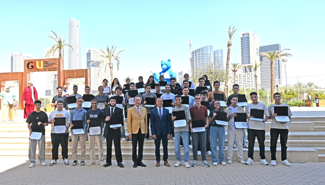 من قلب العاصمة الإدارية الجديدة.. "GIU" تحتفي بأوائل المحافظات وتقدم 38 منحة دراسية كاملة