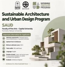 The Sustainable Architectural and Urban Design(SAUD)Program at the Faculty of Fine Arts in Zamalek