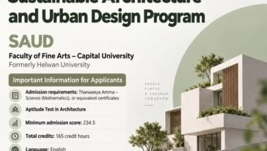 The Sustainable Architectural and Urban Design(SAUD)Program at the Faculty of Fine Arts in Zamalek