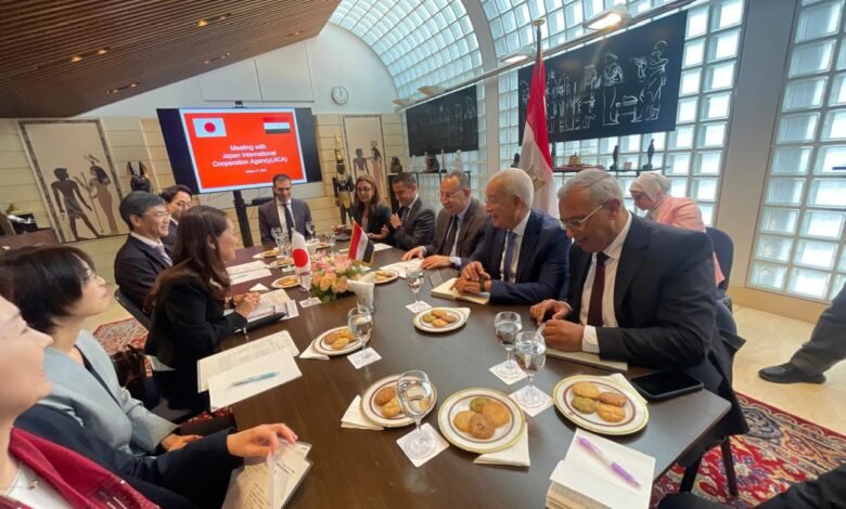 وزير التعليم العالي يلتقي قيادات الوكالة اليابانية للتعاون الدولي JICA